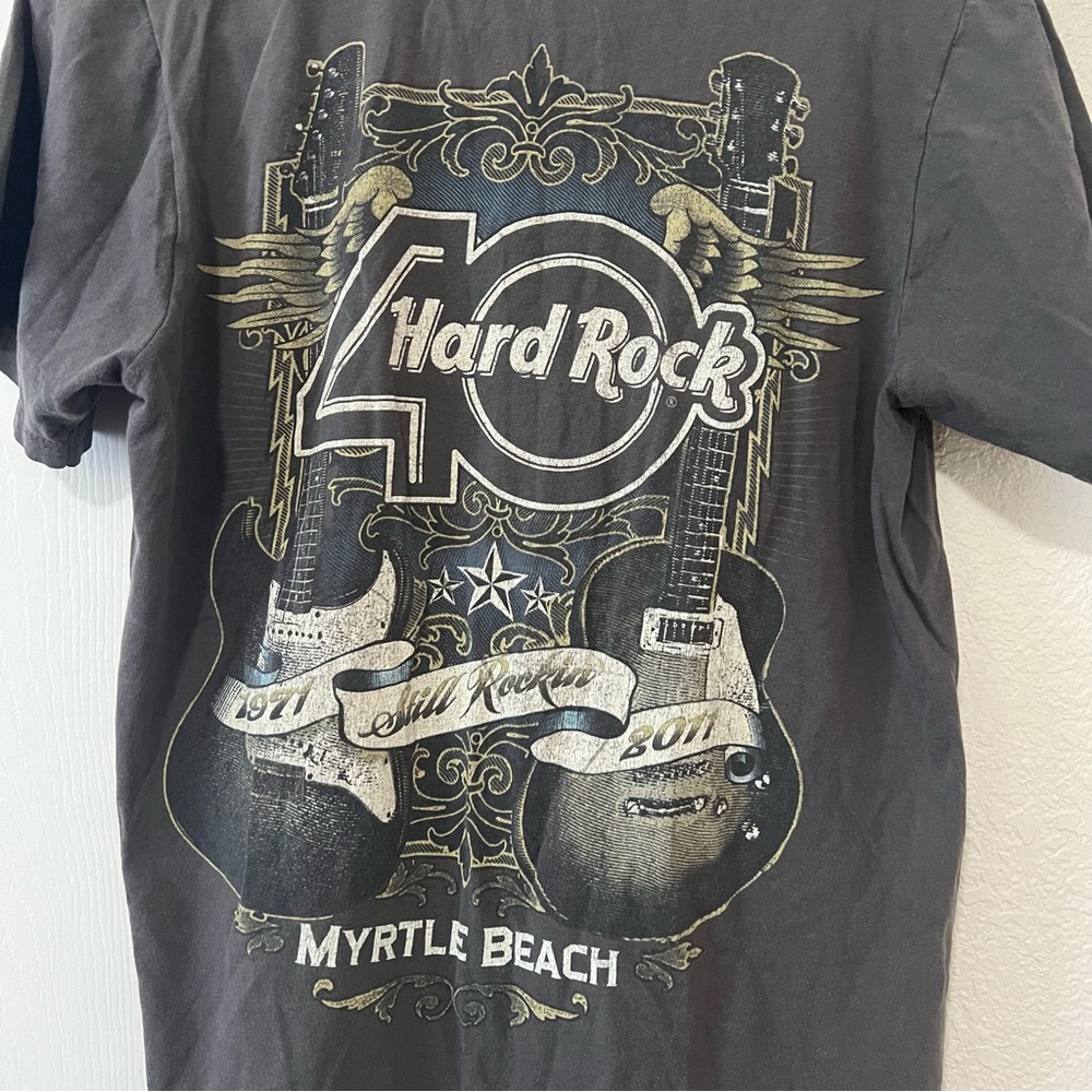 Hard Rock Cafe 40th Anniversary T-Shirt Myrtle Beach - Small